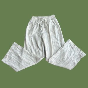 WHITE LINEN PANTS